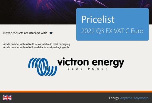 Listino Victron Energy 2 trimestre 2023